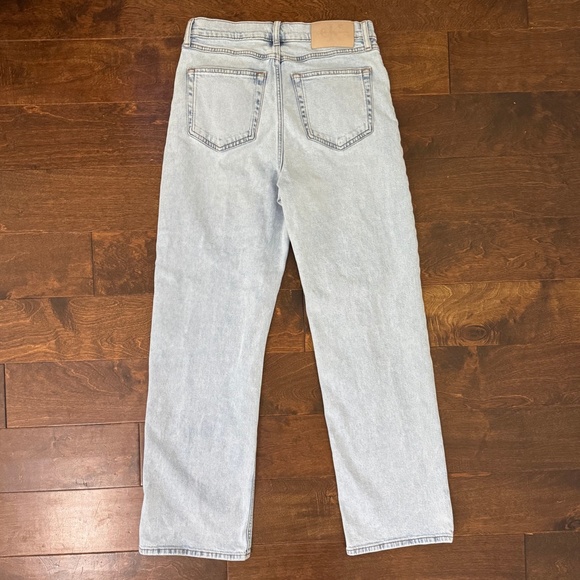 Calvin Klein Signature 90s Straight Denim Jean size 28 Y2K Vtg Mom Jeans - Picture 2 of 6